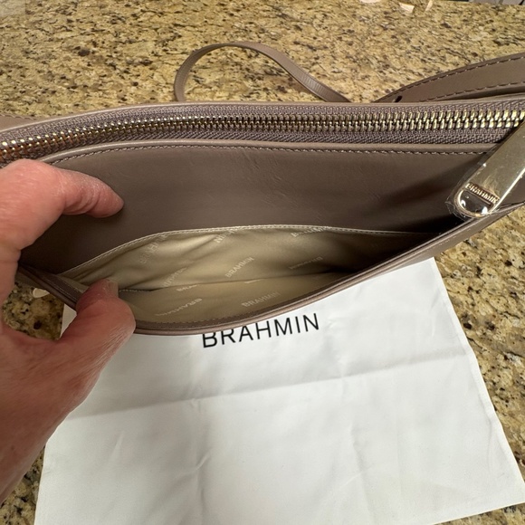 BRAHMIN SHAYNA-SILVER LINING SHETLAND CROSSBODY BAG - Picture 4 of 11